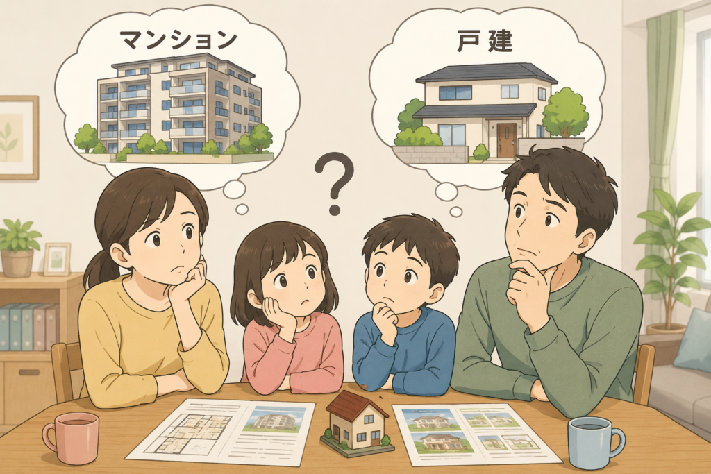 【熊本でマイホーム購入を検討中の方へ】戸建とマンションどっちがいい？メリット・デメリットを徹底比較